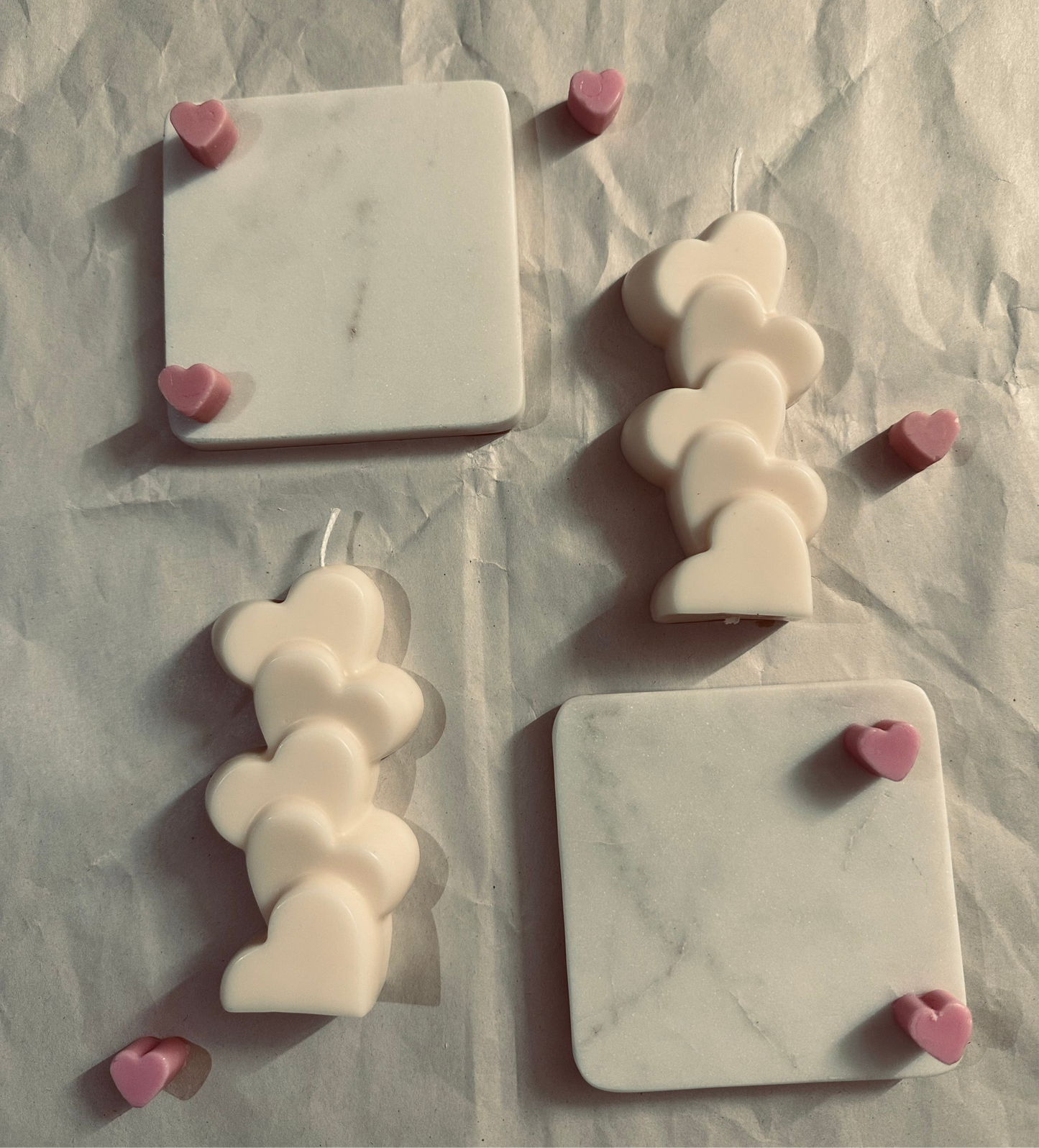 Heart Layered Candle